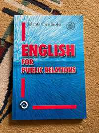 English for public relations SGH książka angielski