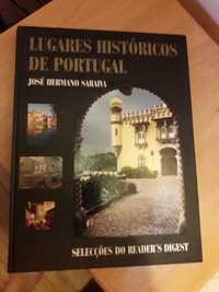 Livro Lugares Historicos de Portugal de José Hermano Saraiva