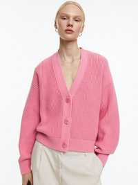 Кардиган рожевий H&M кофта рожева