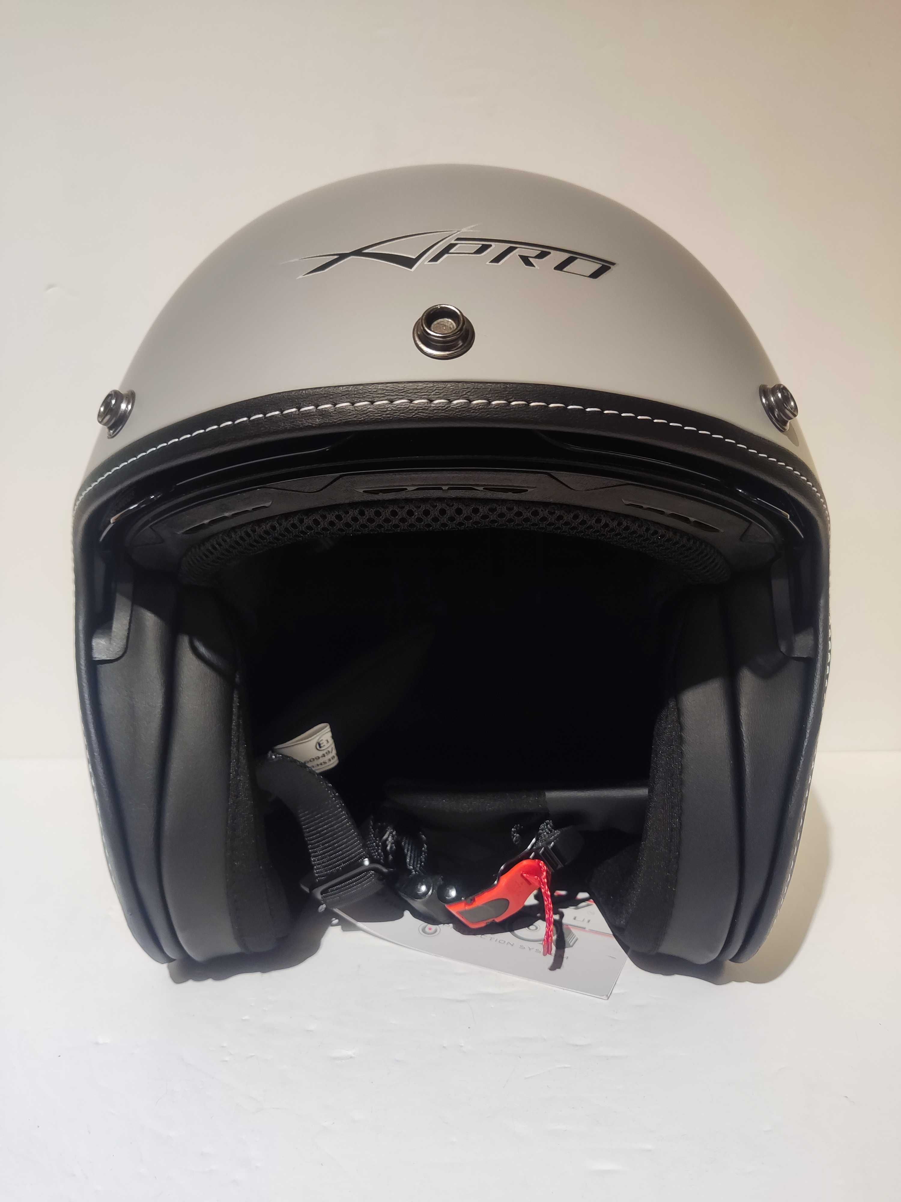 Capacete clássico aberto 3/4 caféracer chopper mota scooter novo