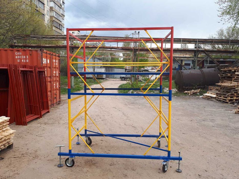 Вишка тура будівельні ліса 1,2х2 м 3 секції - висота 5 м риштування