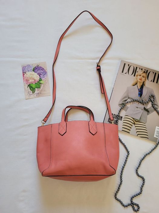 Сумка Mango рожевого кольору