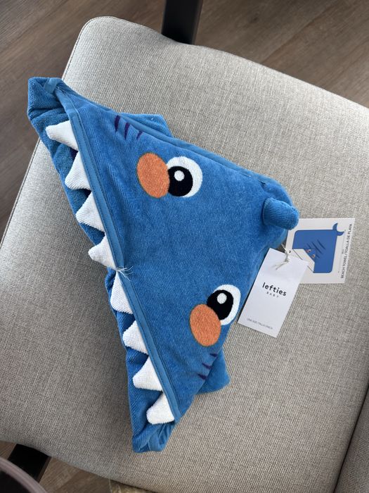 Toalha banho bebé nova - tubarão