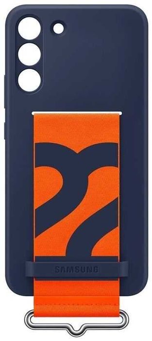 Оригинальный чехол Samsung Galaxy S22 Plus Silicone Cover With Strap