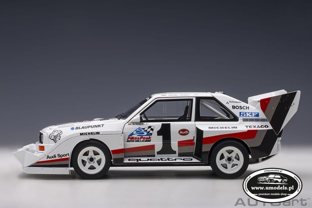 PROMOCJA Audi Sport Quattro Pikes Peak #1 Autoart 1/18