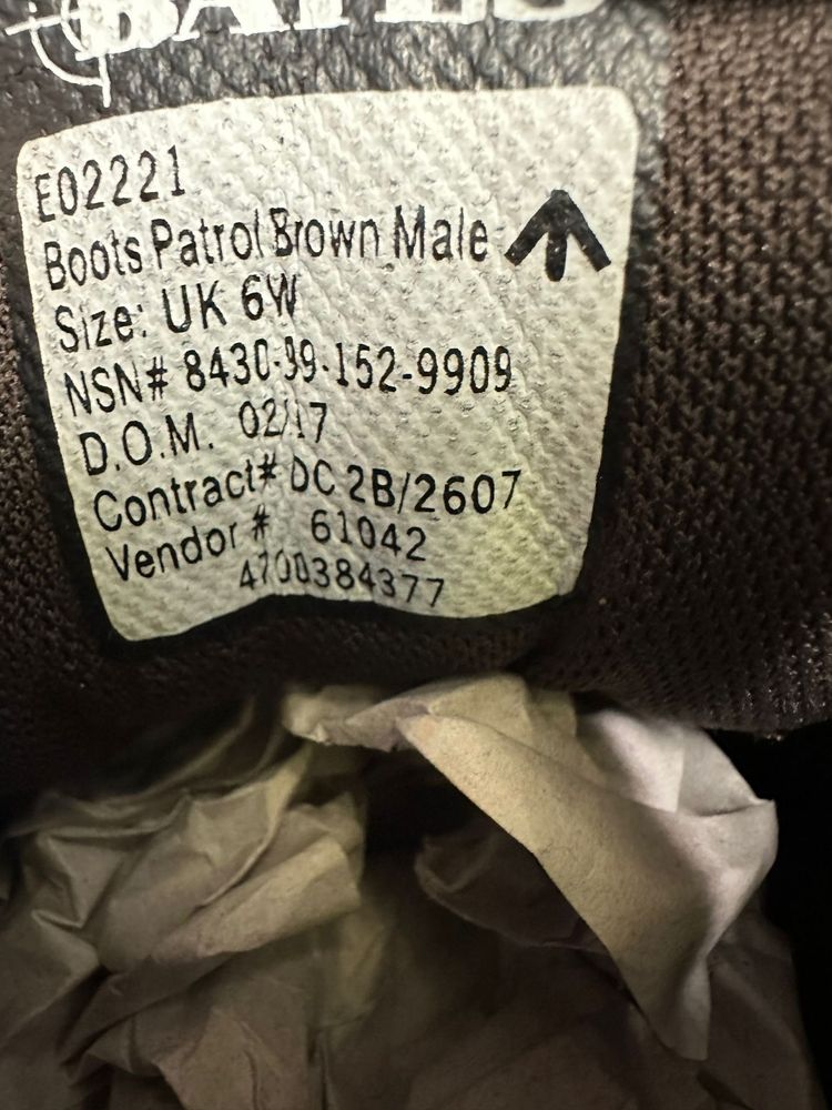 Nowe buty wojskowe Bates