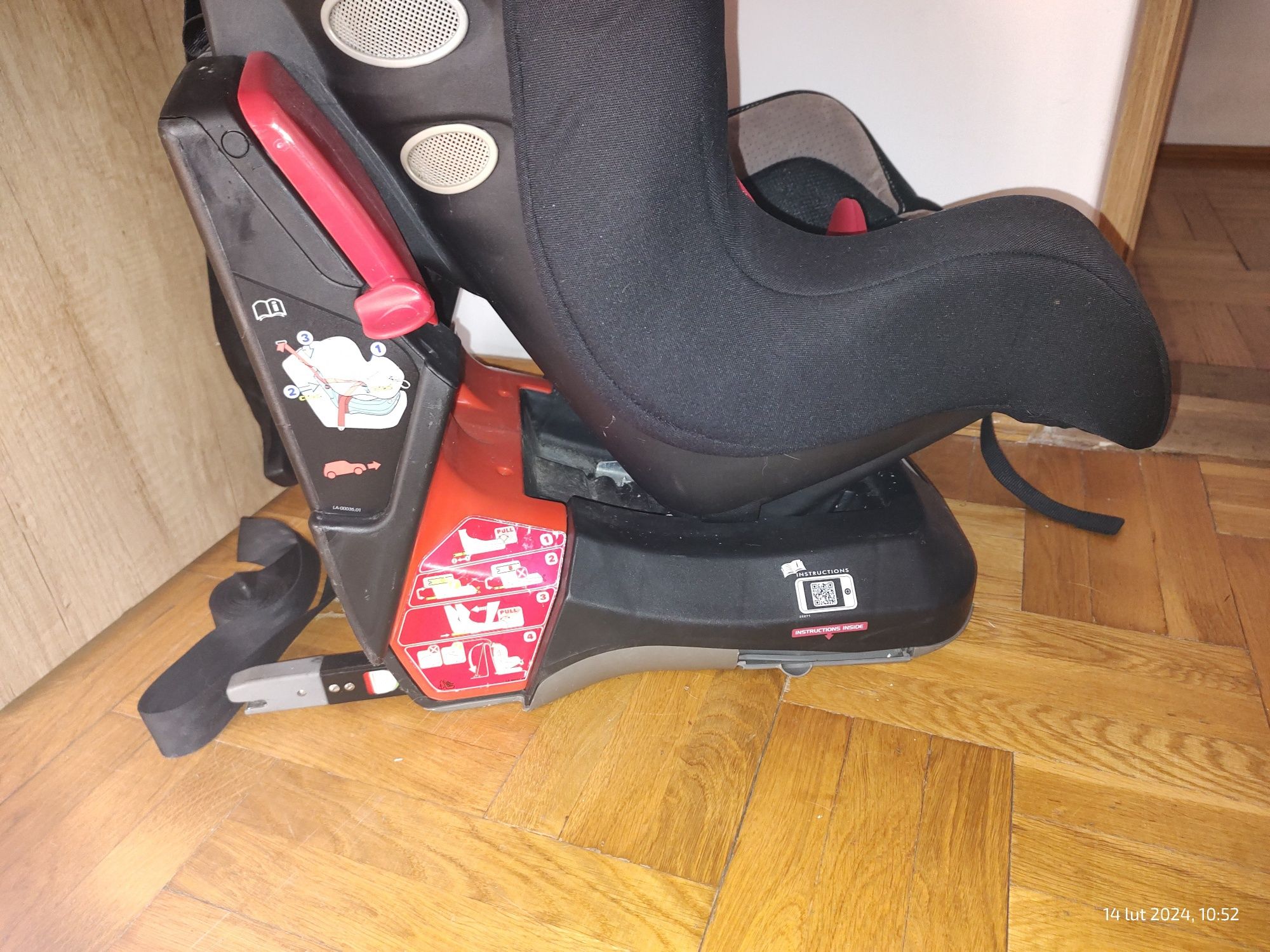 Fotelik samochodowy Jane 0-18kg ISOFIX