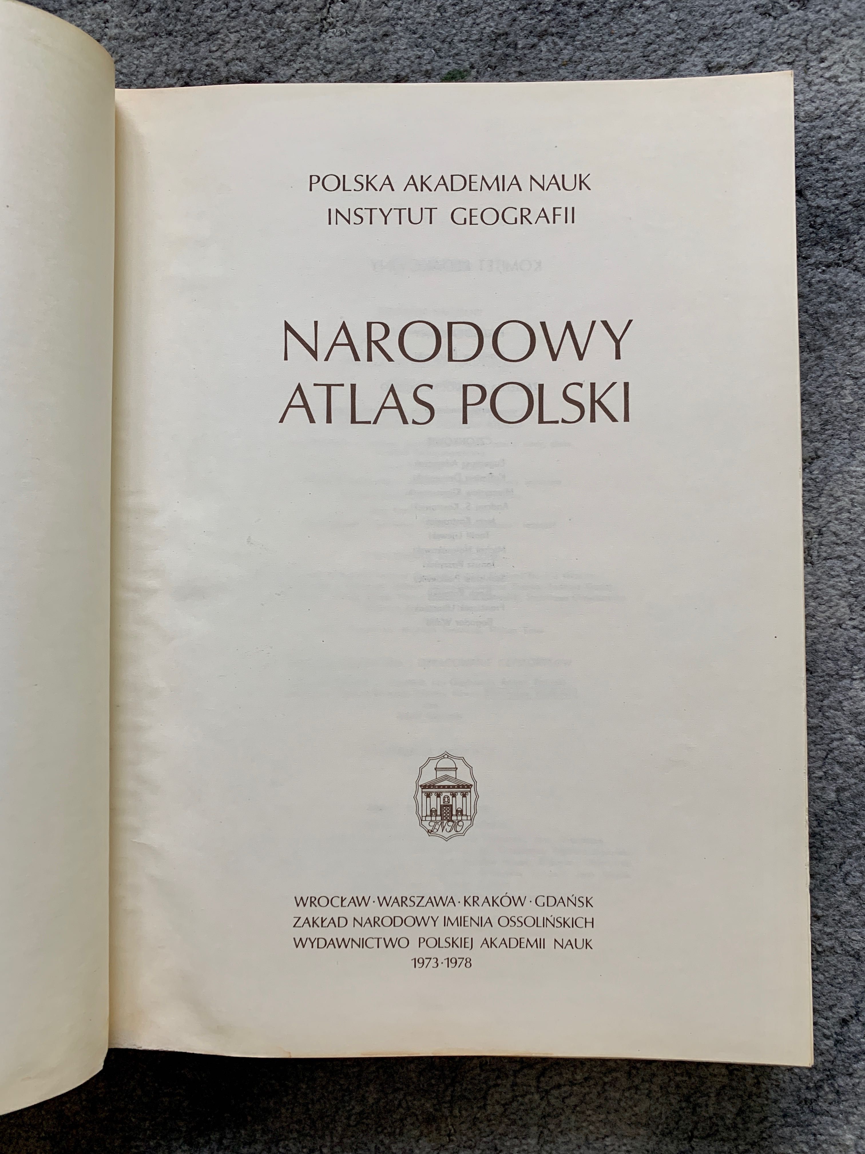 Narodowy Atlas Polski w świetnym stanie