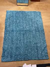Carpete e terno de quarto azul turquesa