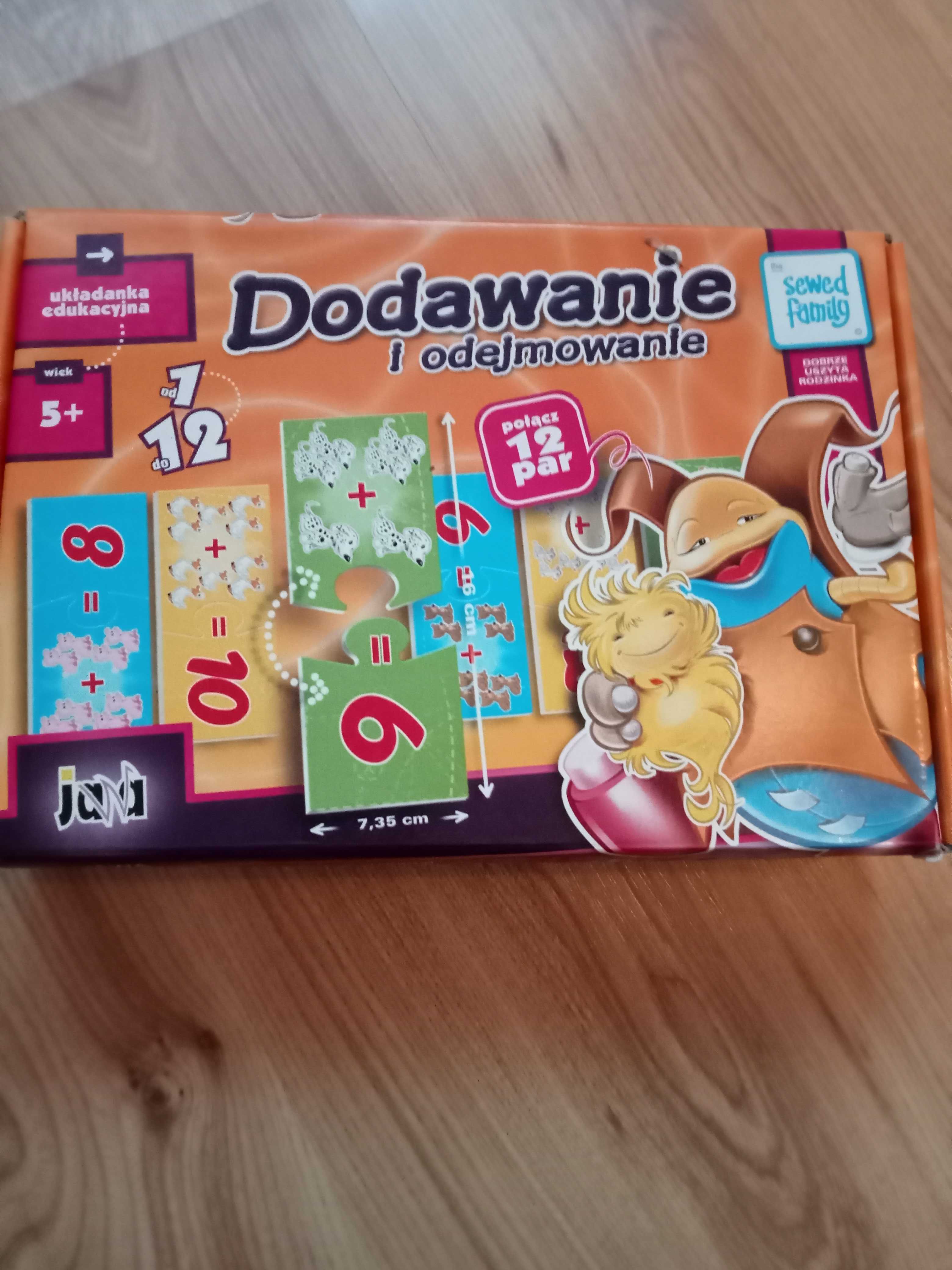 Układanka edukacyjna - puzzle wiek 5 lat