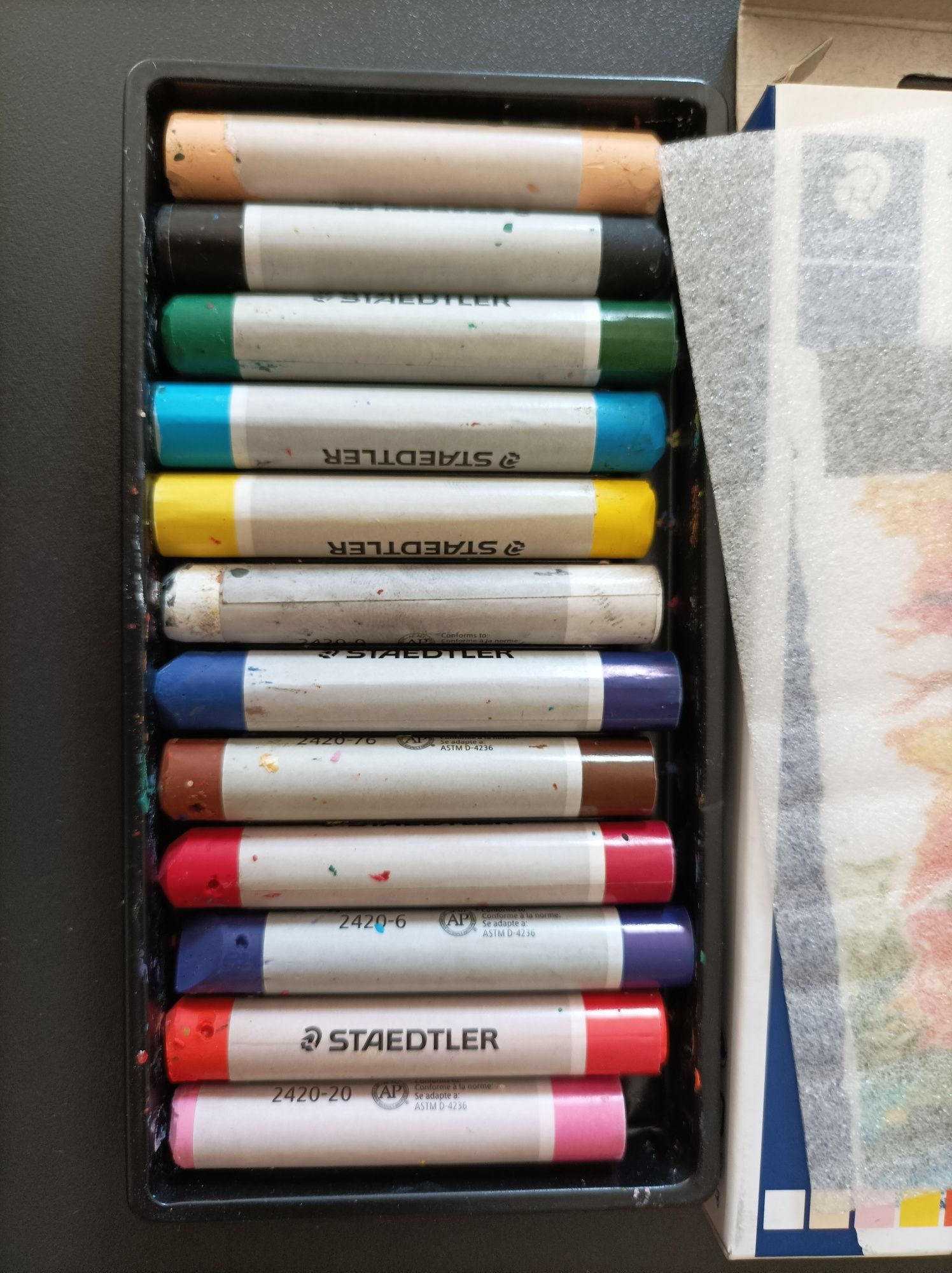 Pastel de óleo 12 lápis Staedtler