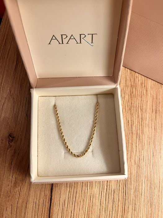 Nowy piekny łańcuszke złoty pr 585 Apart dł.45 cm