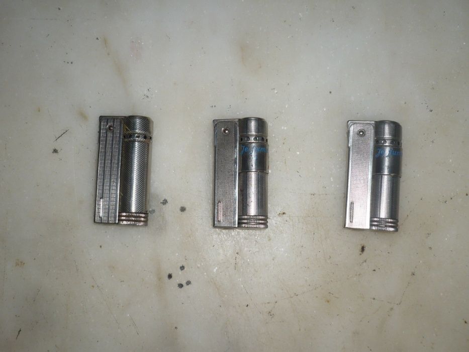 Isqueiros antigos a Gasolina e Gas