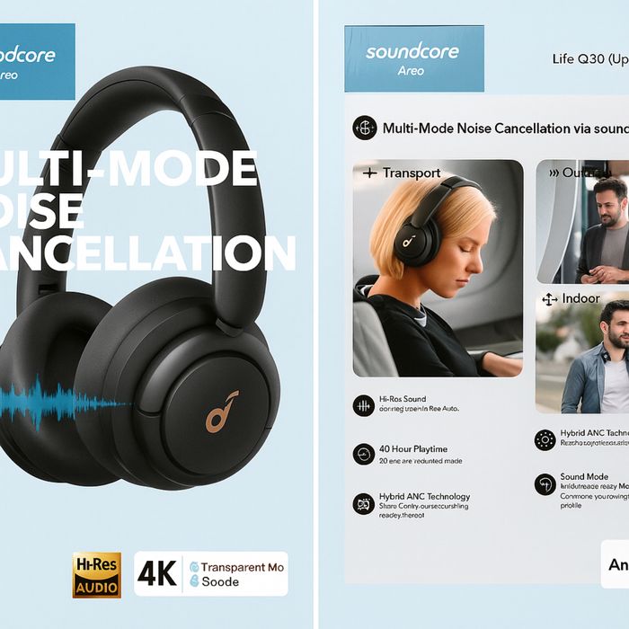 Навушники Anker Soundcore Life Q30 Black Upgraded!!!нові, оригінал
