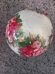 Bombka święta decoupage DUZA obwod 38 cm