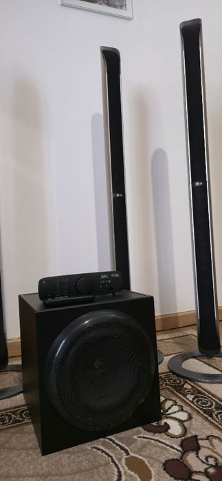 Logitech z906 + colunas home cinema