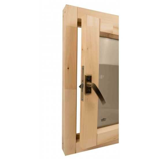 Окно для сауны Tesli "Эко" поворотное 600 х 500