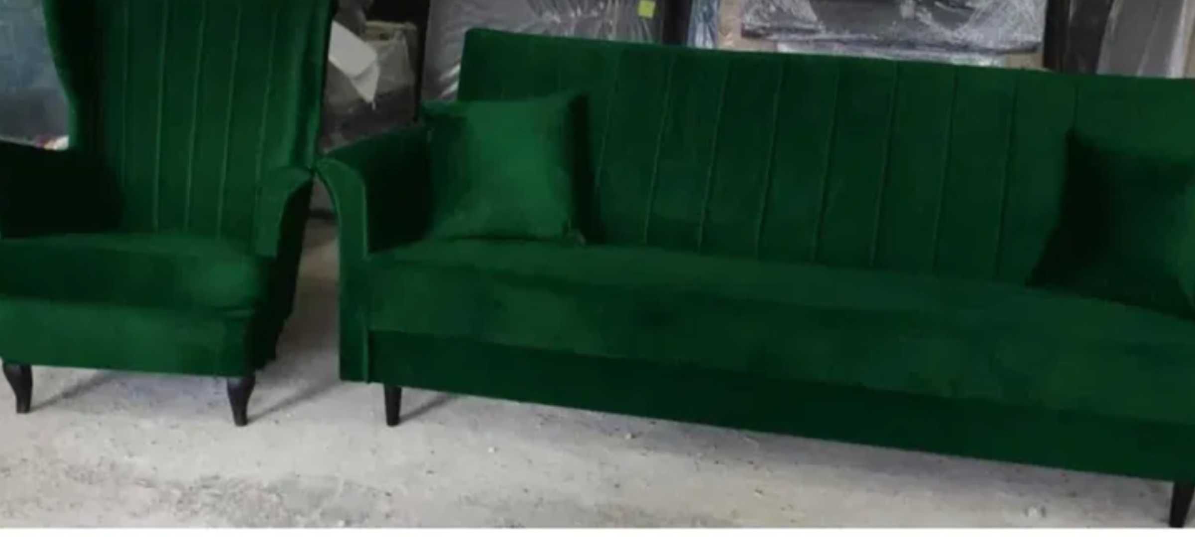 Sofa, plus fotel piekny komplet