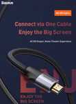 Cabo HDMI 2.0 Baseus, 4K 60HZ, 3 metros, Novo