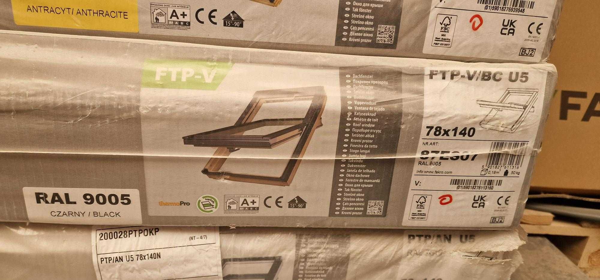 Okno dachowe Fakro FTP-V/BC U5 78x140