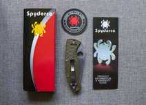 Nóż składany Spyderco Tenacious Lightweight OD GREEN