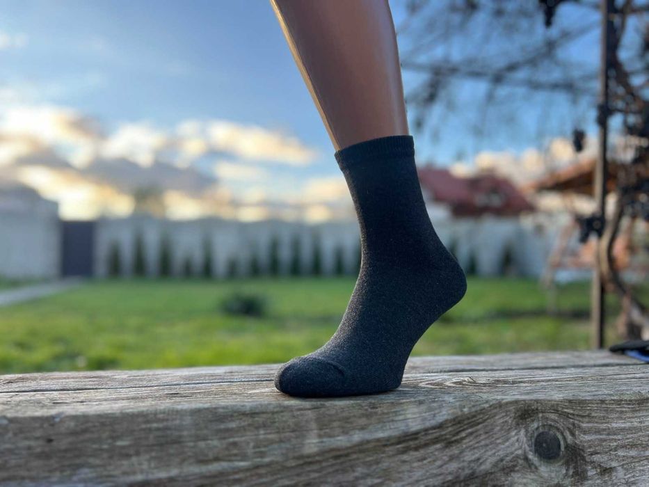 10пар 145грн шкарпетки високі сірі класичні однотонні носки демісезон