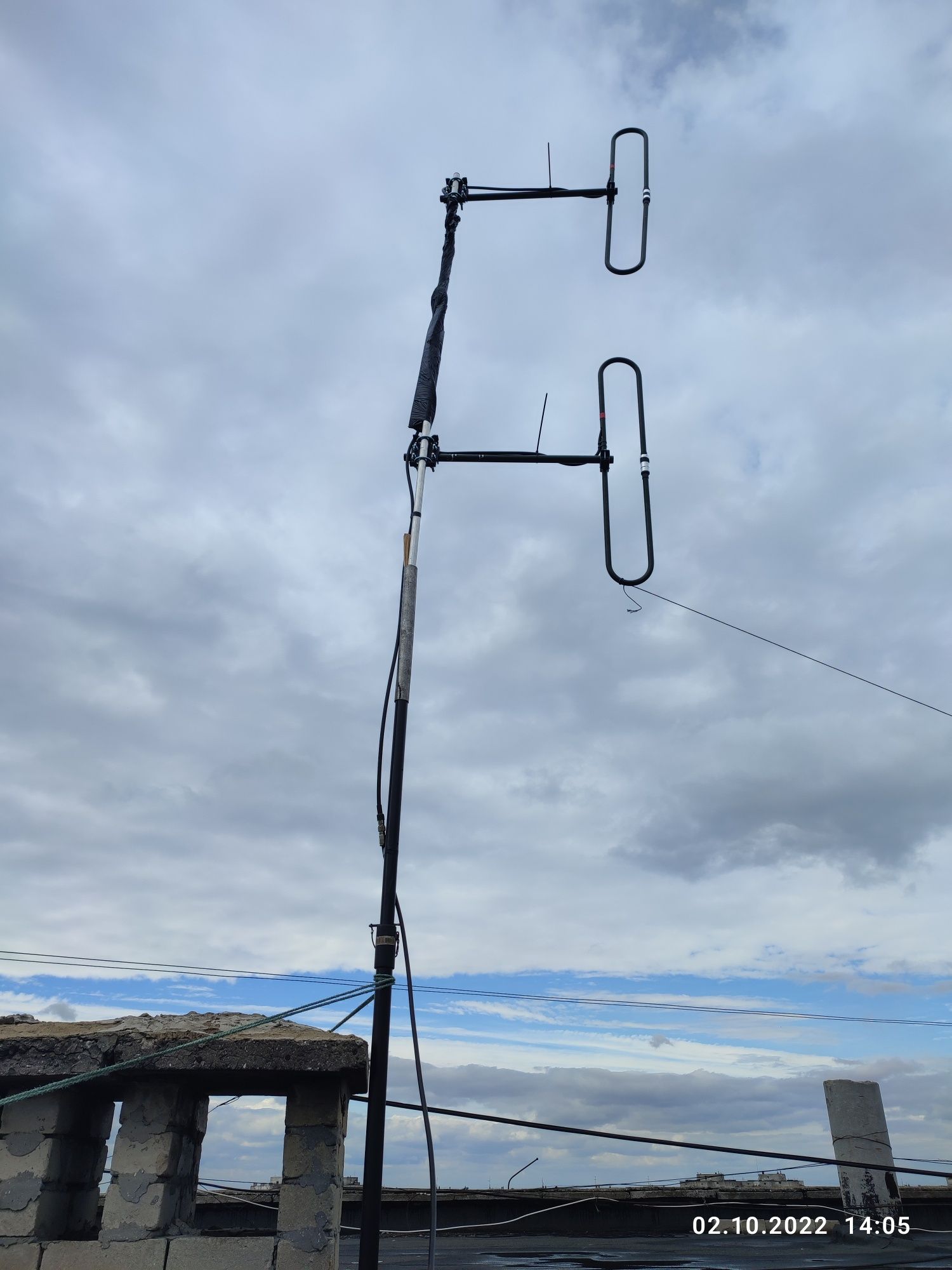 Антена вібраторна  VHF подвійна