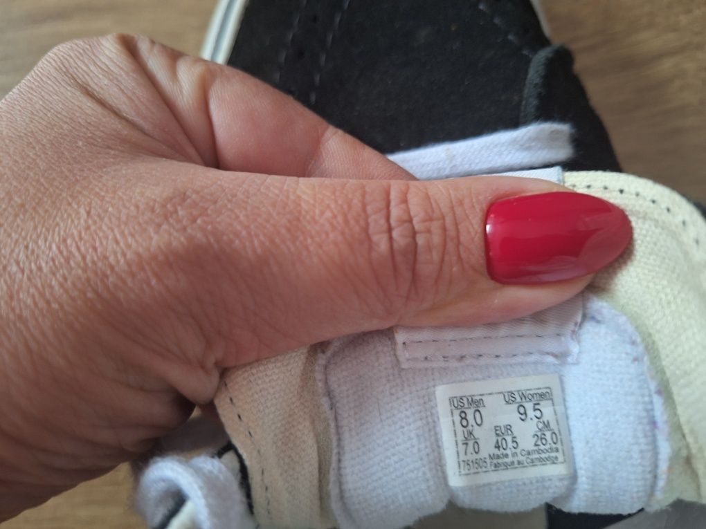 Buty vans rozmiar 40,5