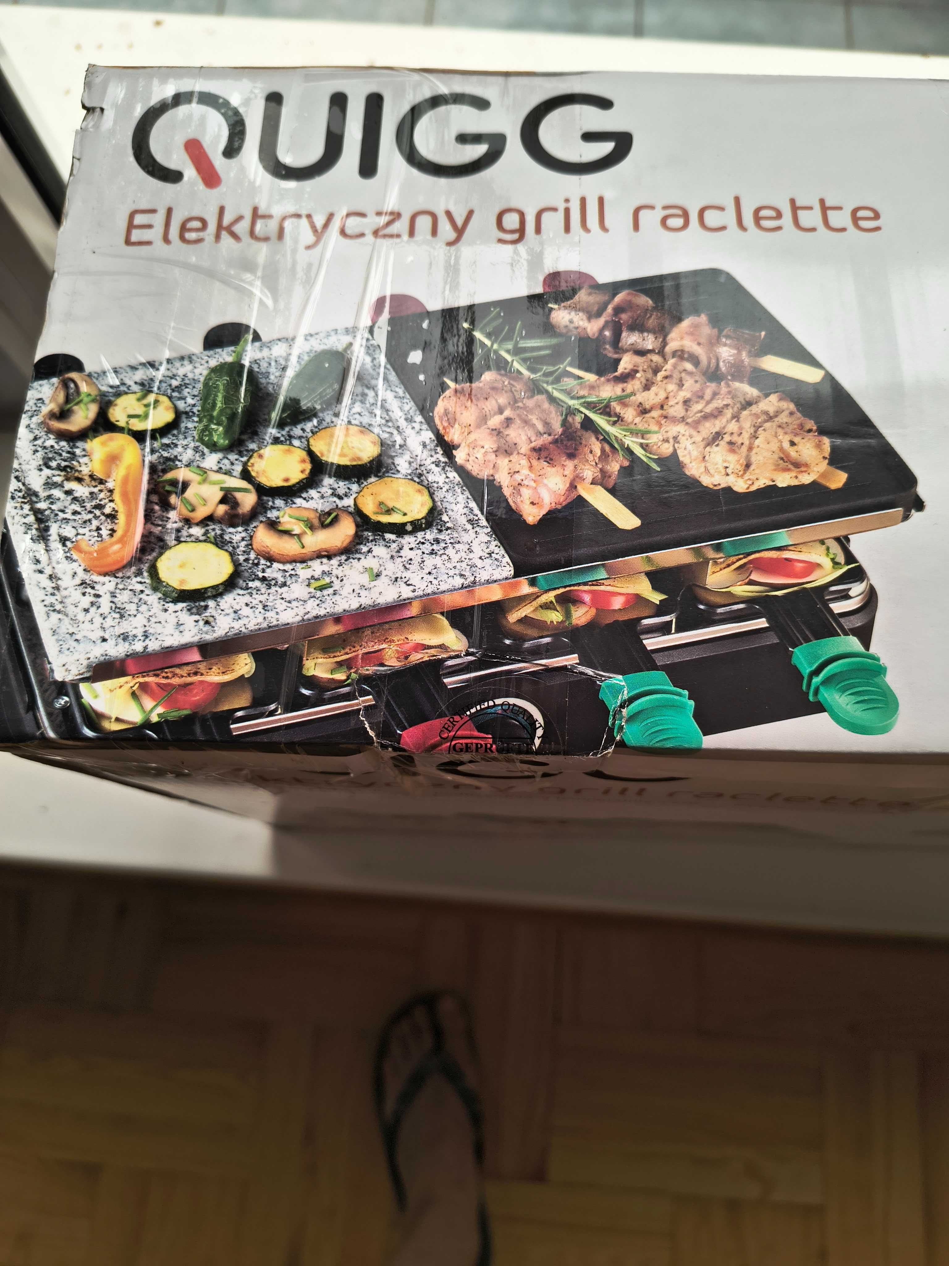 NOWY Grill Raclette QUIGG Elektryczny 1400W