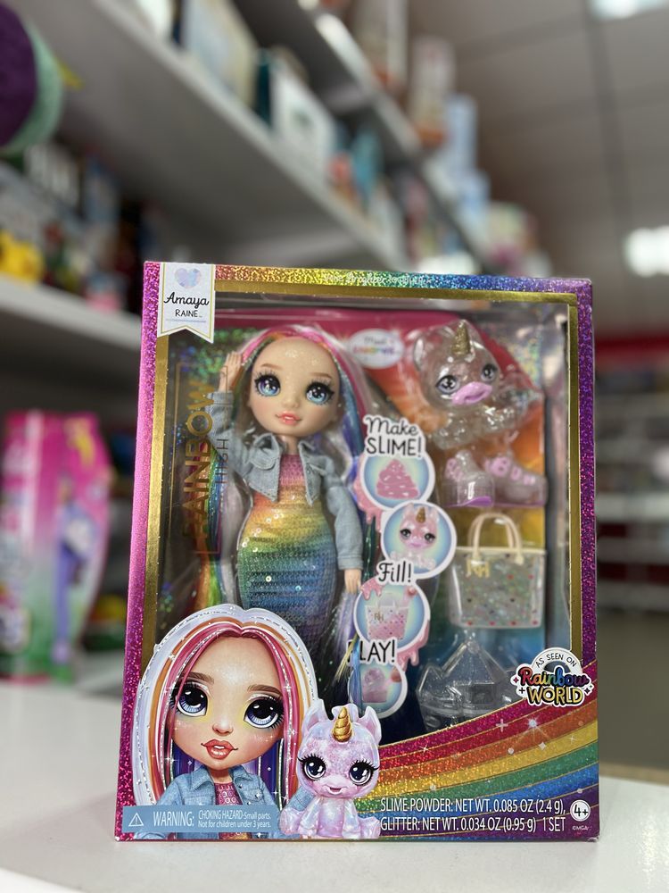 Кукла лялька рейнбоу Rainbow High серии слайм амая