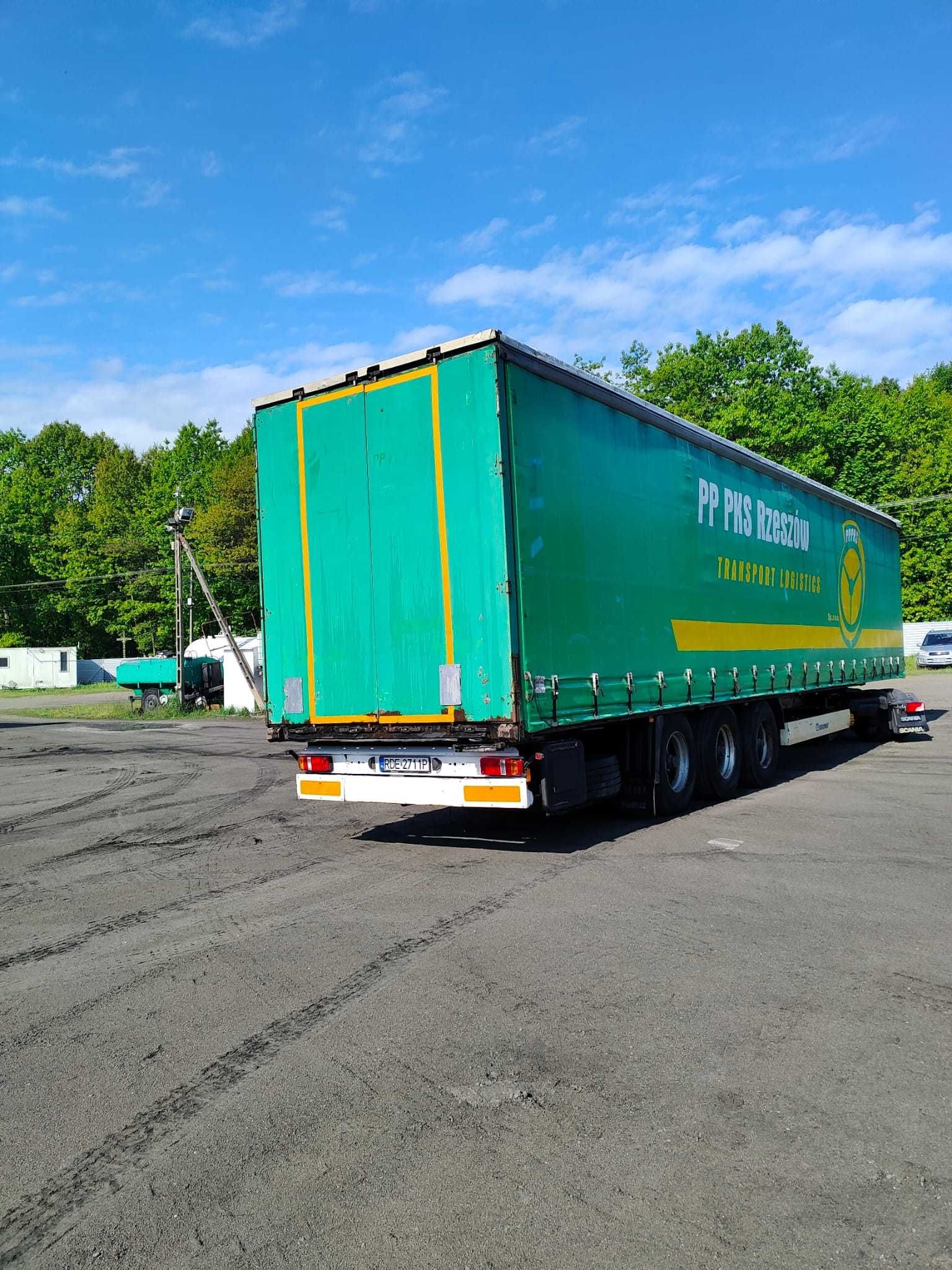 Krone standard firanka oś BPW nowy dach nowe klocki tarcze