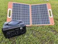 Powerbank stacja zasilania solar , zestaw