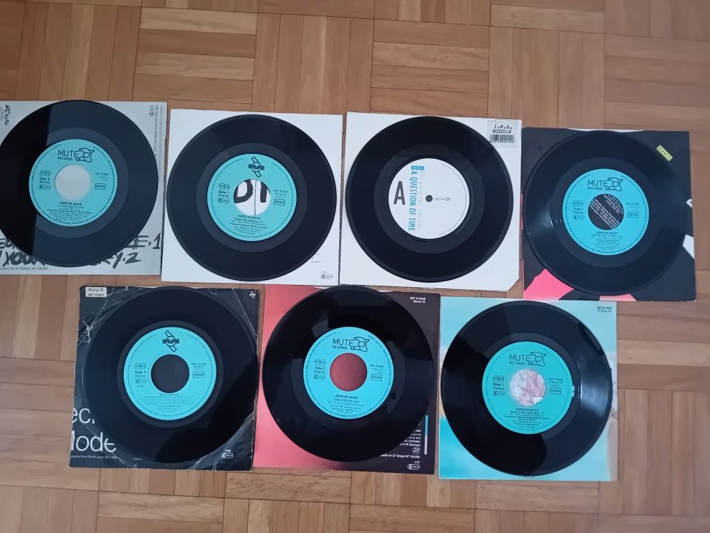 Depeche Mode 7×singiel winyl