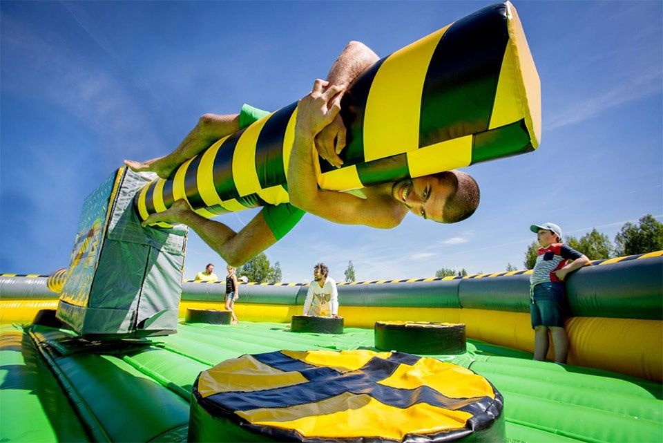 Varredora Mecânica - wipeout - Eventos teambuilding