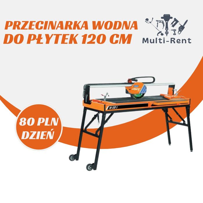 Przecinarka wodna do cięcia płytek 120 cm Darmowa dostawa Wynajem