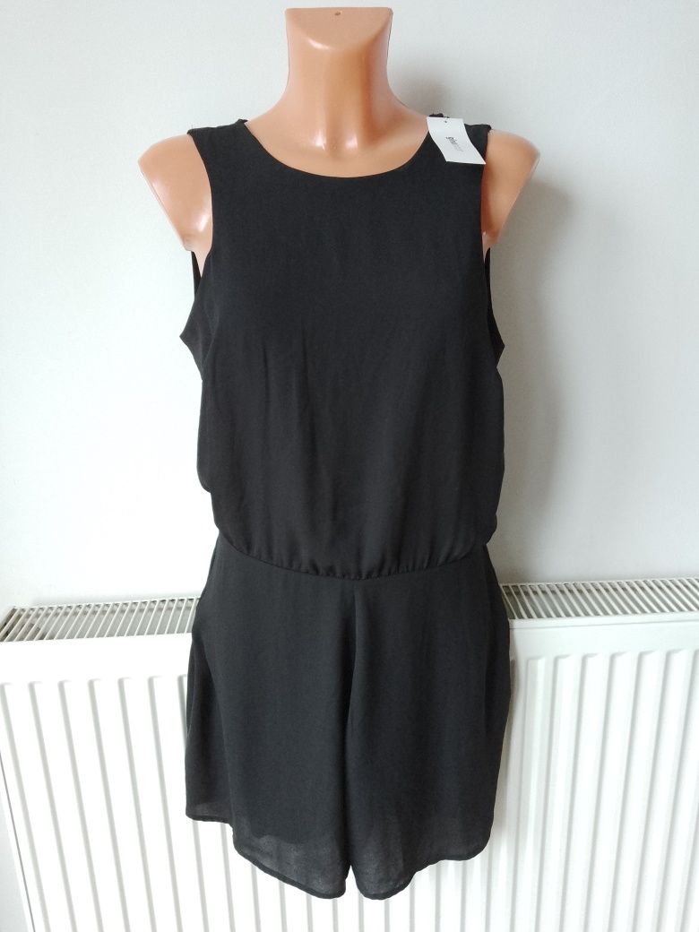 Czarny kombinezon Gina Tricot roz 38