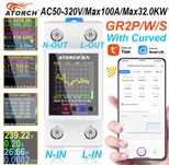 Умный счетчик WiFi на DIN рейку 100A Atorch GR2P GR2PW GR2PWS Ватметр