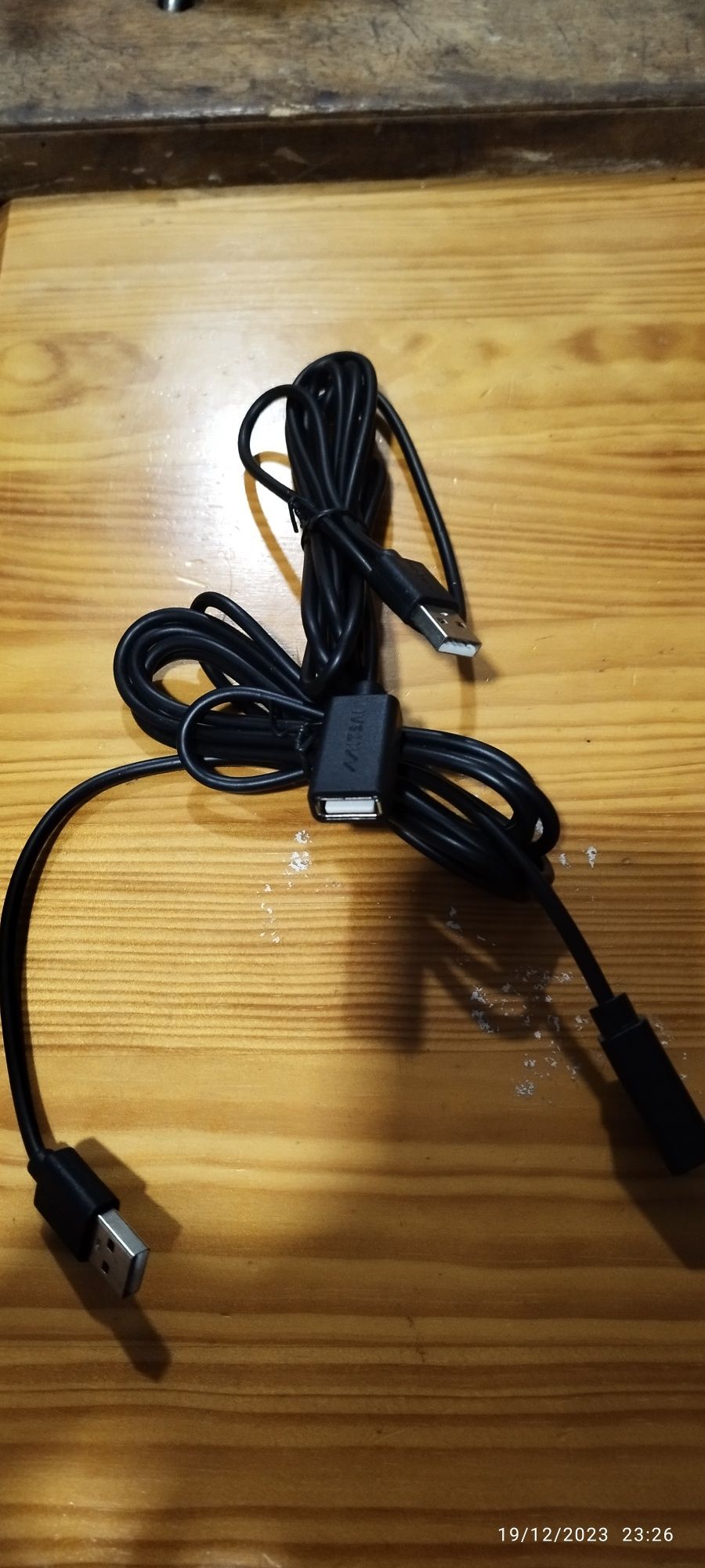 Extensão 2 cabos USB 1,5 metros Mitsai