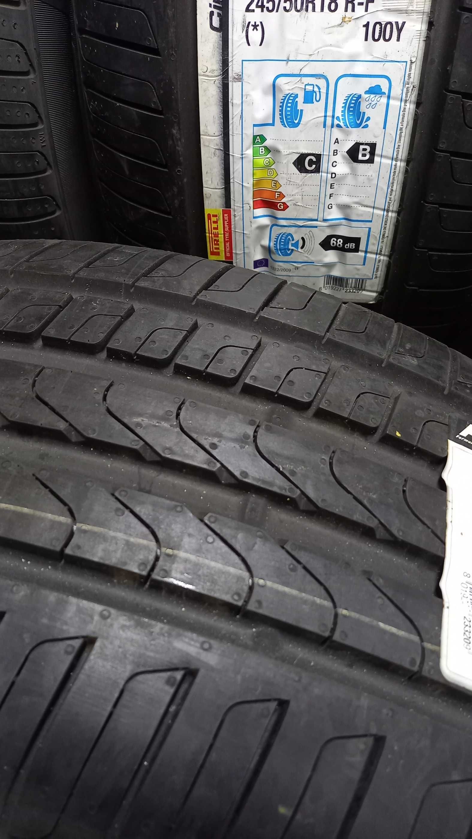 4szt. NOWE letnie: 245/50 R18 Pirelli P7 Cinturato * RFT 100Y.