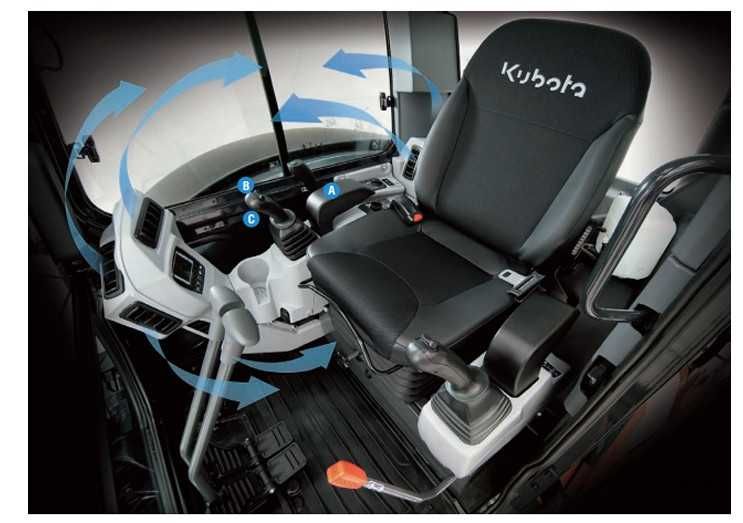 Kubota Mini giratória  rastos 5 toneladas como nova