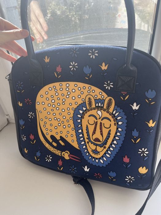 Велика сумка на плече із зображенням картини Приймаченко