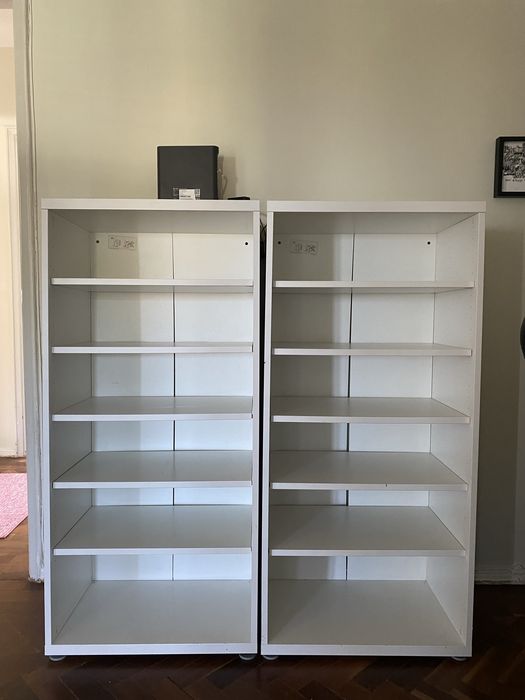 2 Estantes brancas, BESTÅ , IKEA