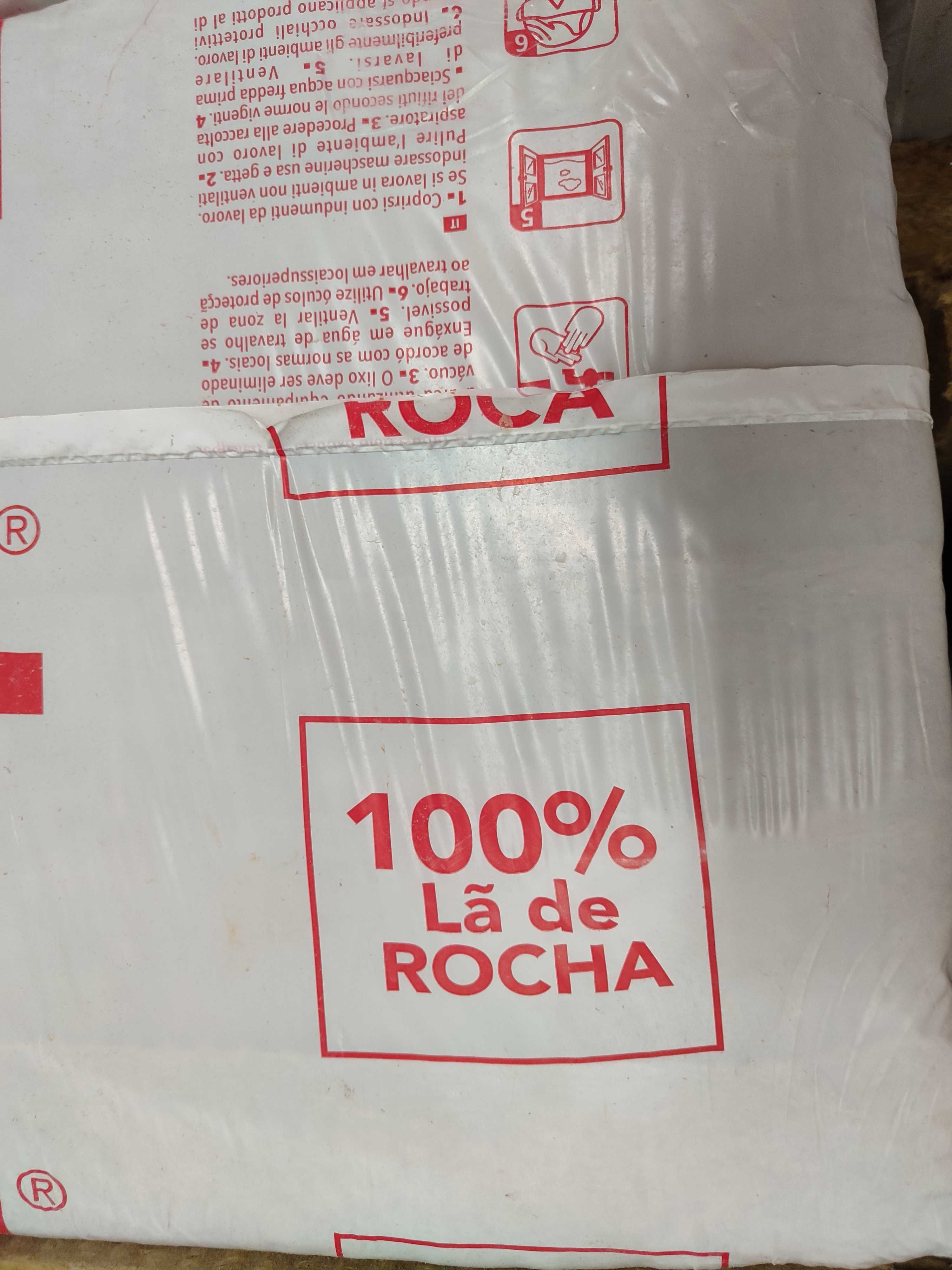 Capoto - Lã de Rocha 60 mm RockSATE Duo Plus  80 m2 Novo