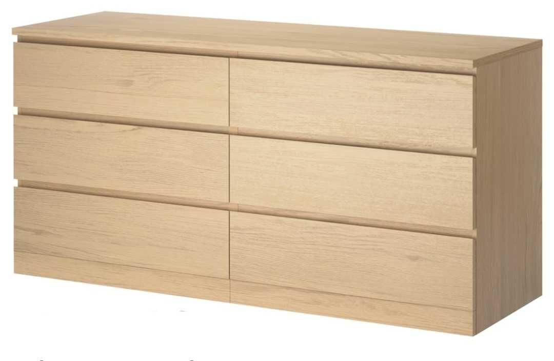 Cama, Cabeceiras e Cómoda IKEA Malm