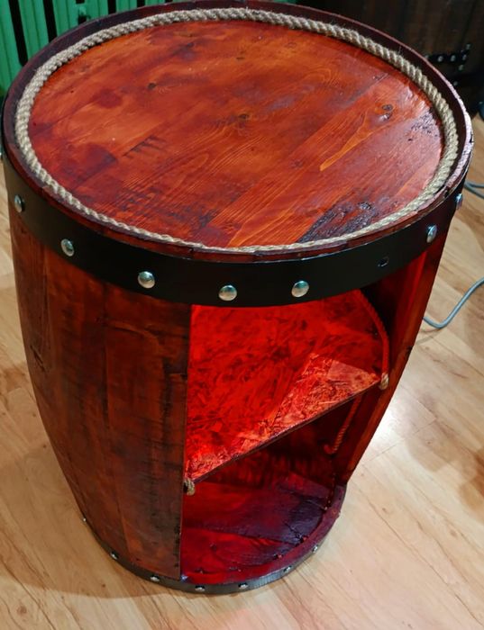 Barek beczka oświetlenie led