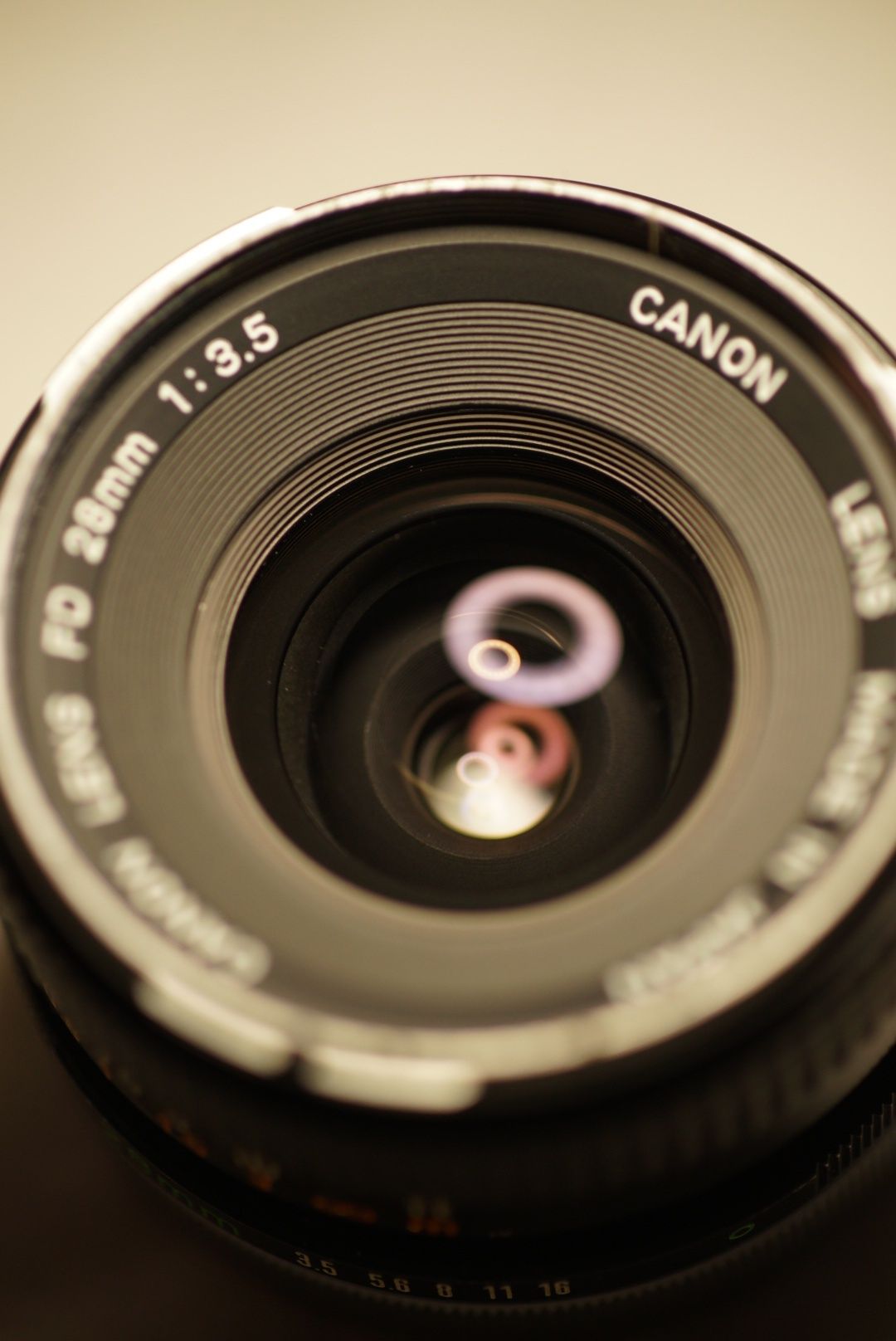 Canon FD 28mm f3.5 Chrome Nose