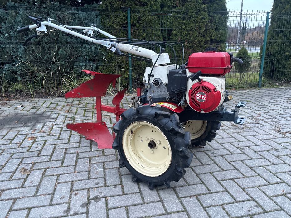 Traktorek Dzik Glebogryzarka Iseki sa370  Honda kubota pług