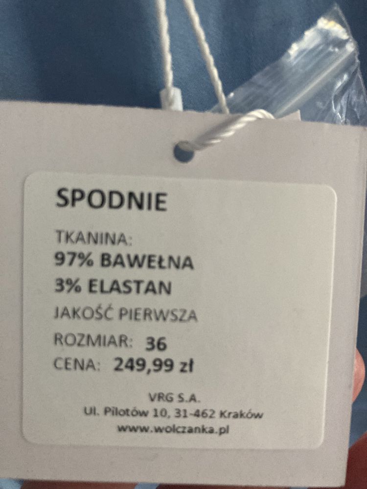 Spodnie Lambert bawełniane