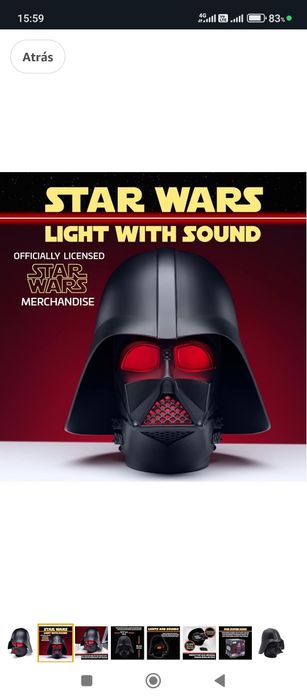 Світильник Нічник Star Wars Darth.