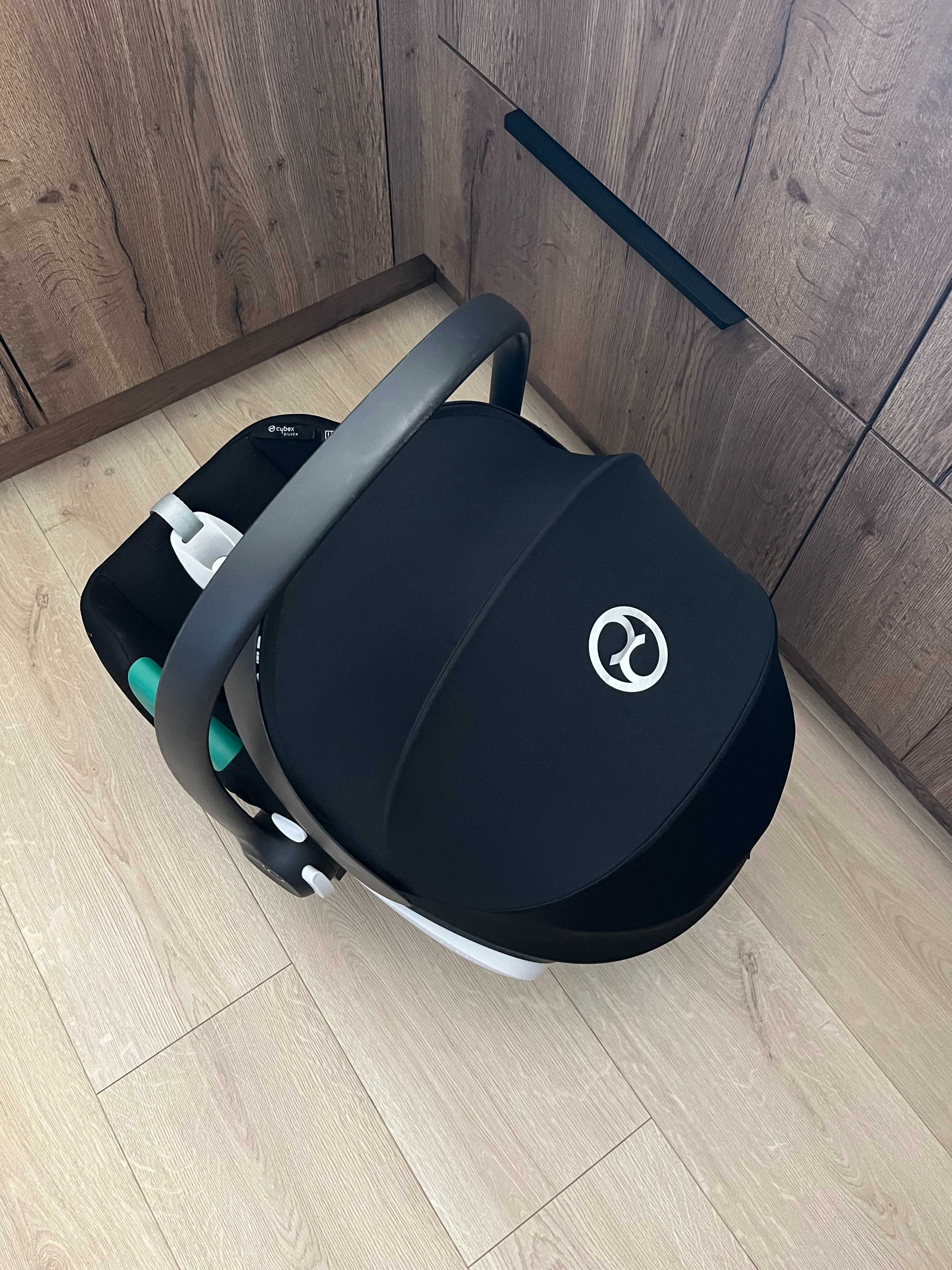 Cybex Aton B2 + baza Isofix + adaptery – zestaw